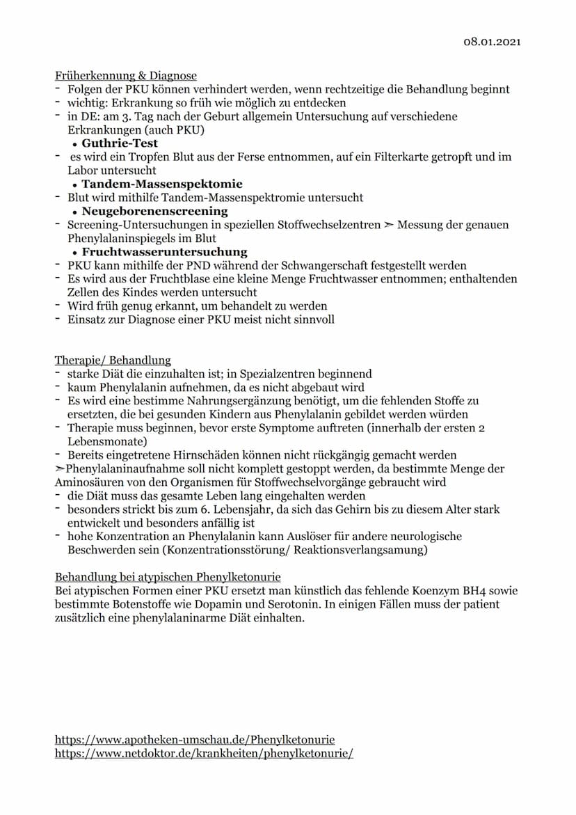 Lb.S.133
Erbkrankheit PKU- Phenylketonurie
A5
Enzym A: Phenylketonurie
Enzym B: Albinismus
Enzym C: Alkaptonurie
Enzym D: Kretinismus
A6
Die