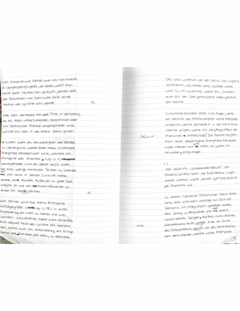 rhet. [
5
10
GK Deutsch Q 1.1 (
Deutschklausur Nr. 1
)
Themenbereich: ,,Unterwegs sein" - Lyrik von der Romantik bis zur Gegenwart
Aufgabena