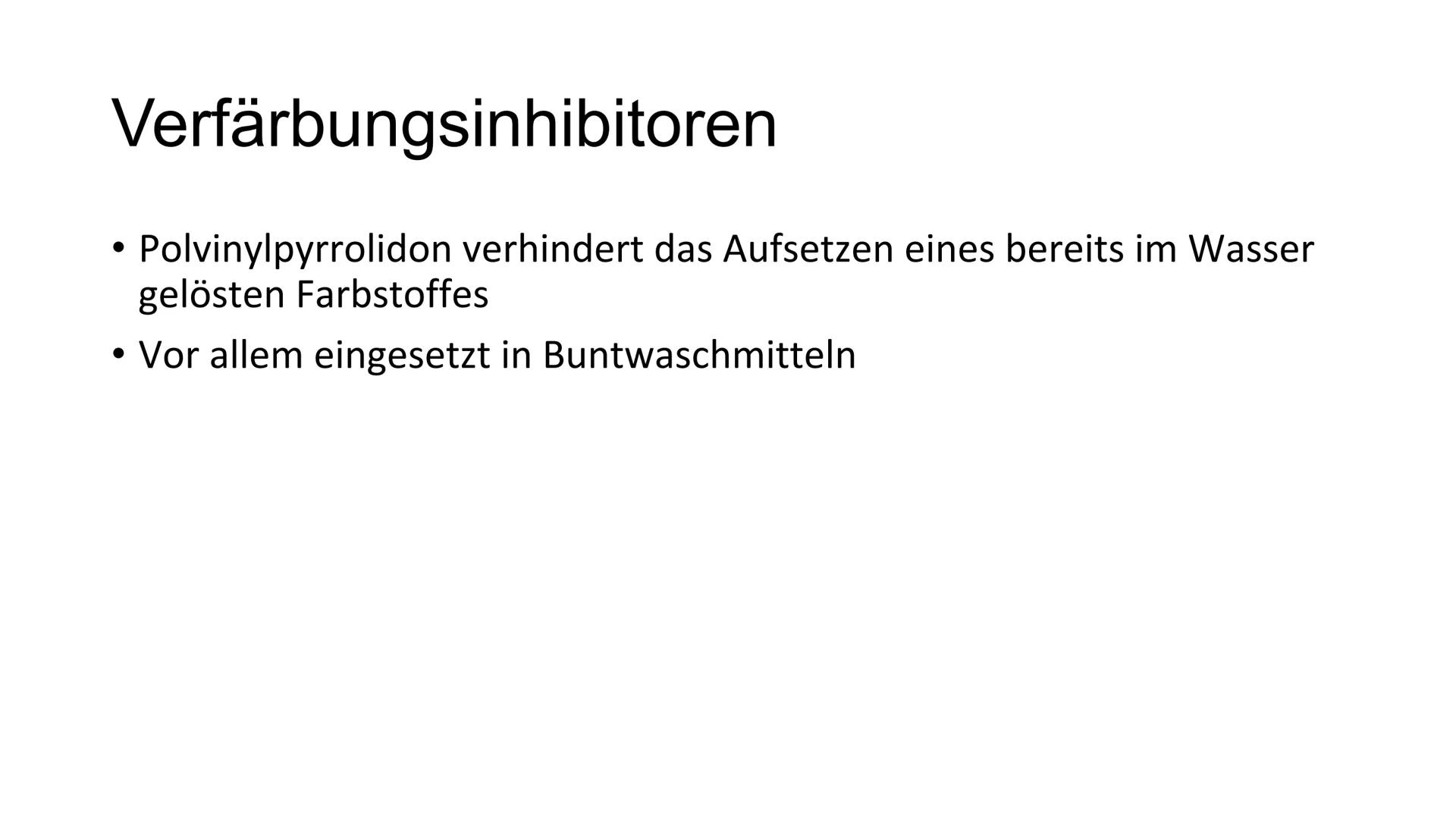 GFS
Waschmittel Zusatzstoffe
Chemie Gliederung
1. Allgemein:
2. Waschmittelzusatzstoffe
- Wasserenthärter
Waschalkalien
Waschenzyme
- Vergra