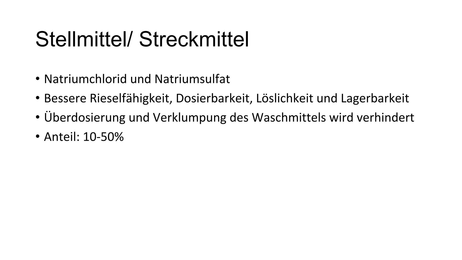 GFS
Waschmittel Zusatzstoffe
Chemie Gliederung
1. Allgemein:
2. Waschmittelzusatzstoffe
- Wasserenthärter
Waschalkalien
Waschenzyme
- Vergra