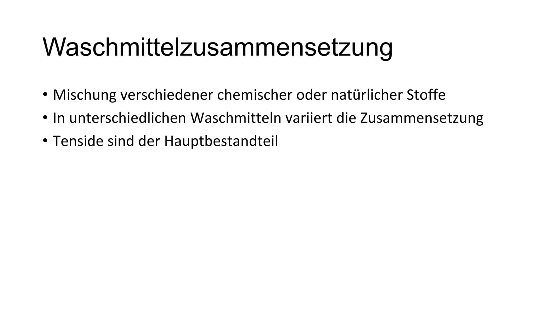 GFS
Waschmittel Zusatzstoffe
Chemie Gliederung
1. Allgemein:
2. Waschmittelzusatzstoffe
- Wasserenthärter
Waschalkalien
Waschenzyme
- Vergra