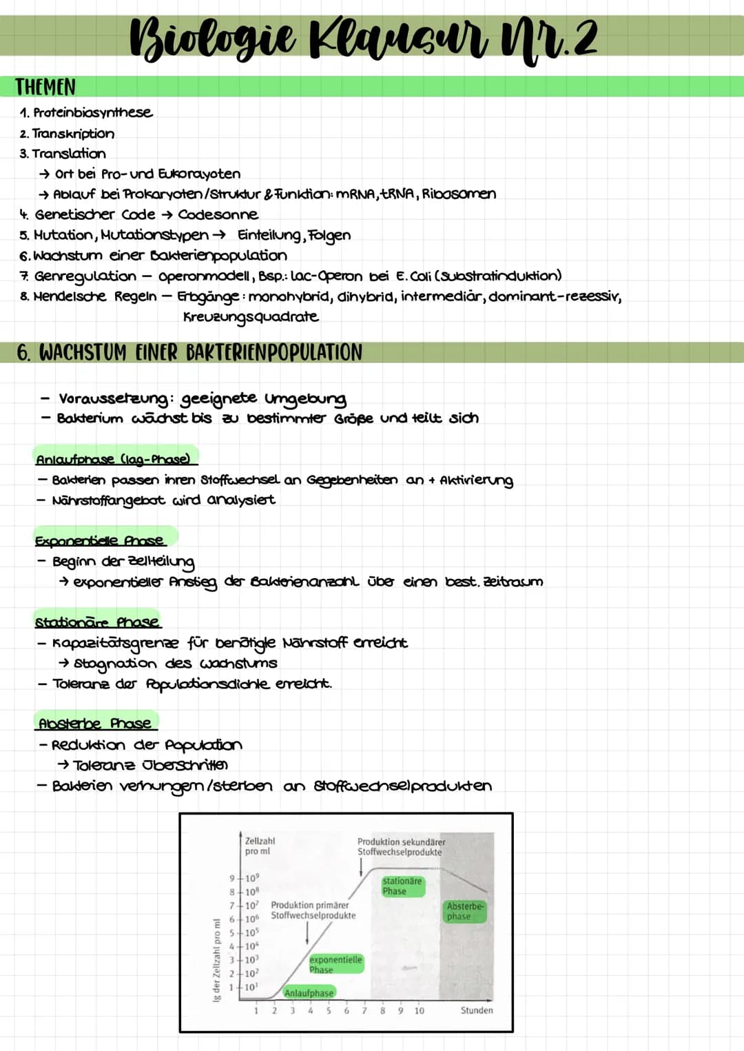 THEMEN
1. Proteinbiosynthese
2. Transkription
3. Translation
Biologie Klausur nr. 2.
→Ort bei Pro- und Eukorayoten
→ Ablauf bei Prokaryoten/