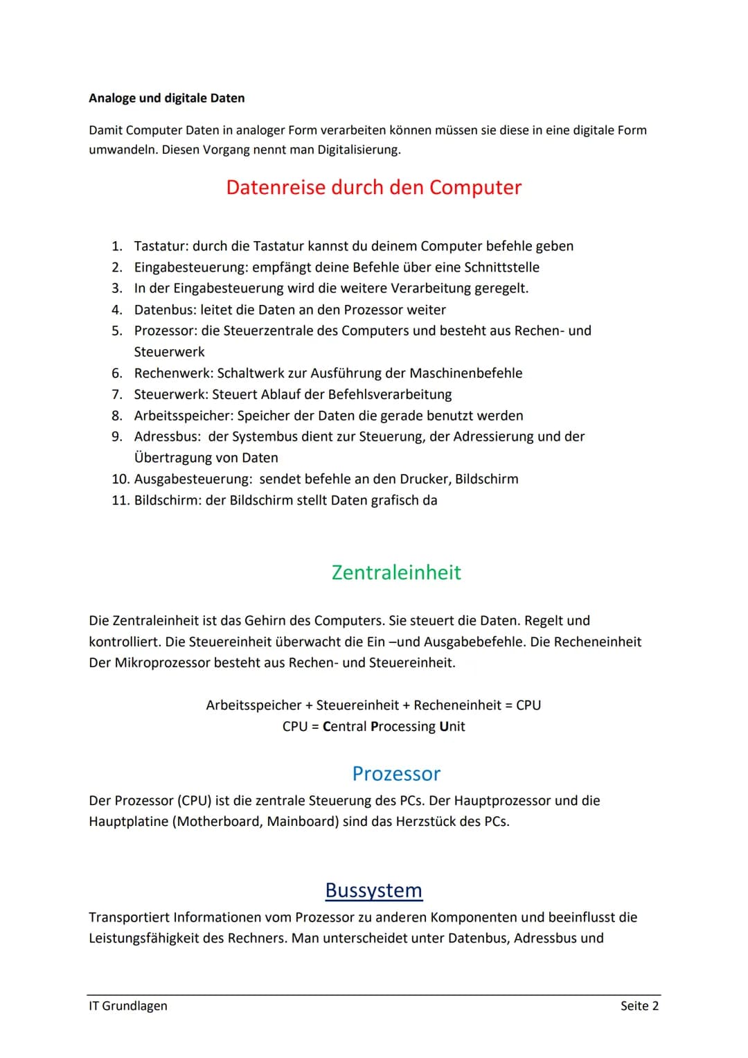 Begriffswelten
Informatik: ist eine Wissenschaft in der es sich um die systematische Verarbeitung von
Informationen und Daten mit Hilfe von 