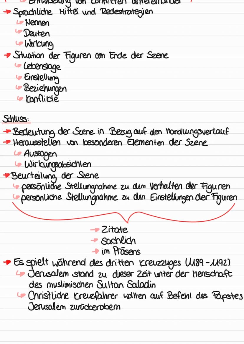 Dramaszene beschreiben und deuten
Einleitung:
Textsorte, Titel, Autor
→ Um was geht es in dem Drama ² + Wovon handelt der Textauszug
→Bisher