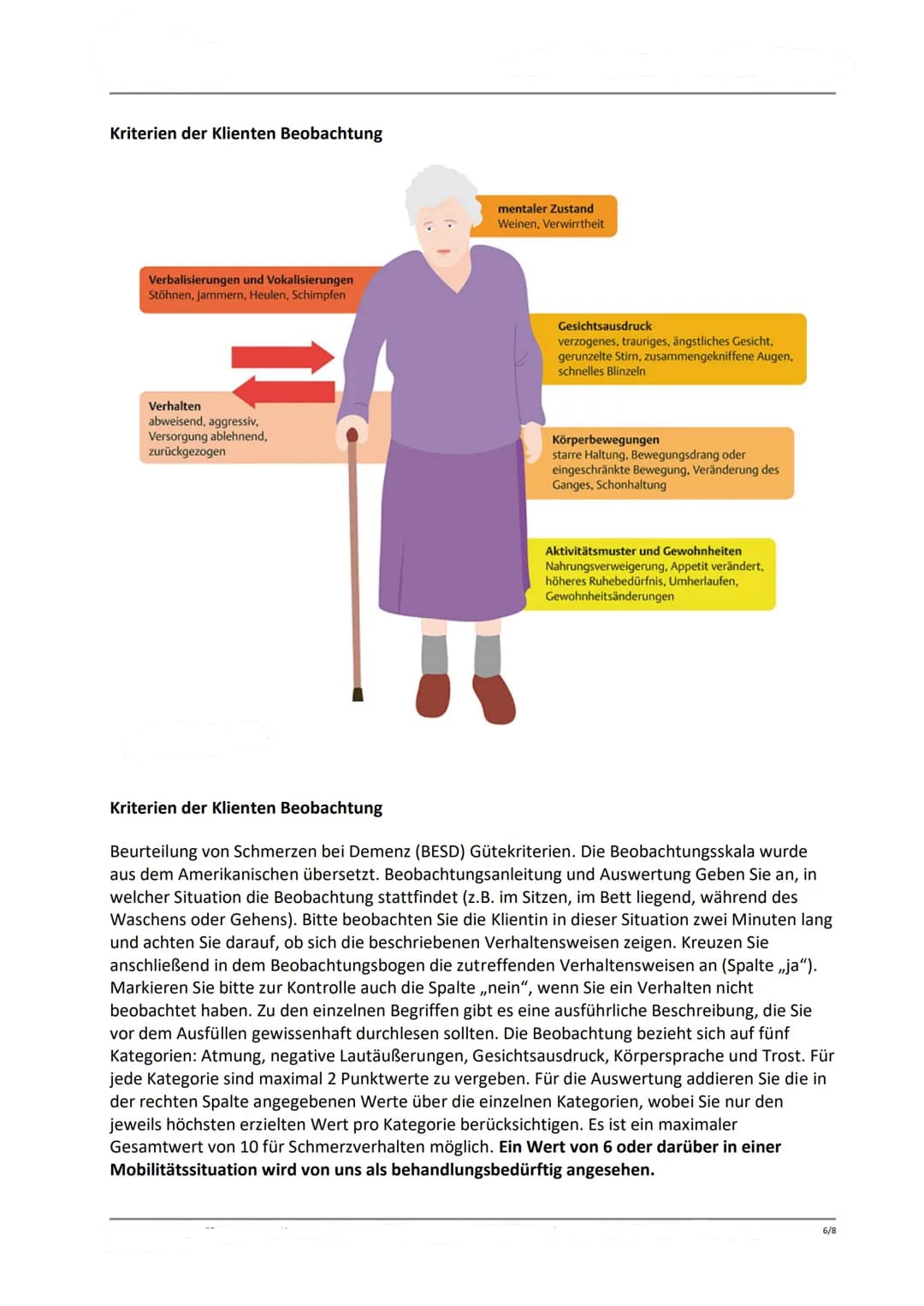 Schmerzmanagement in der Pflege
Definition Schmerz
Schmerz ist eine unangenehme und leidvolle Empfindung mit unterschiedlicher Qualität,
Int