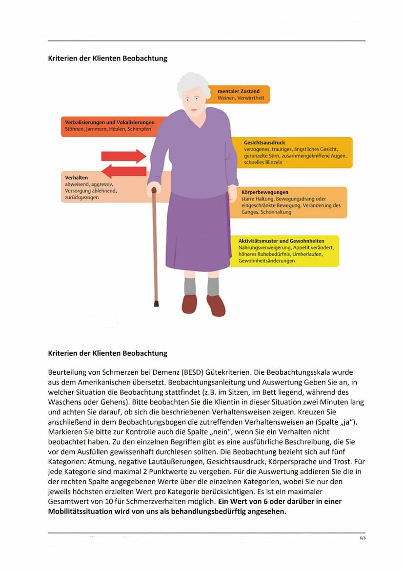 Schmerzmanagement in der Pflege
Definition Schmerz
Schmerz ist eine unangenehme und leidvolle Empfindung mit unterschiedlicher Qualität,
Int