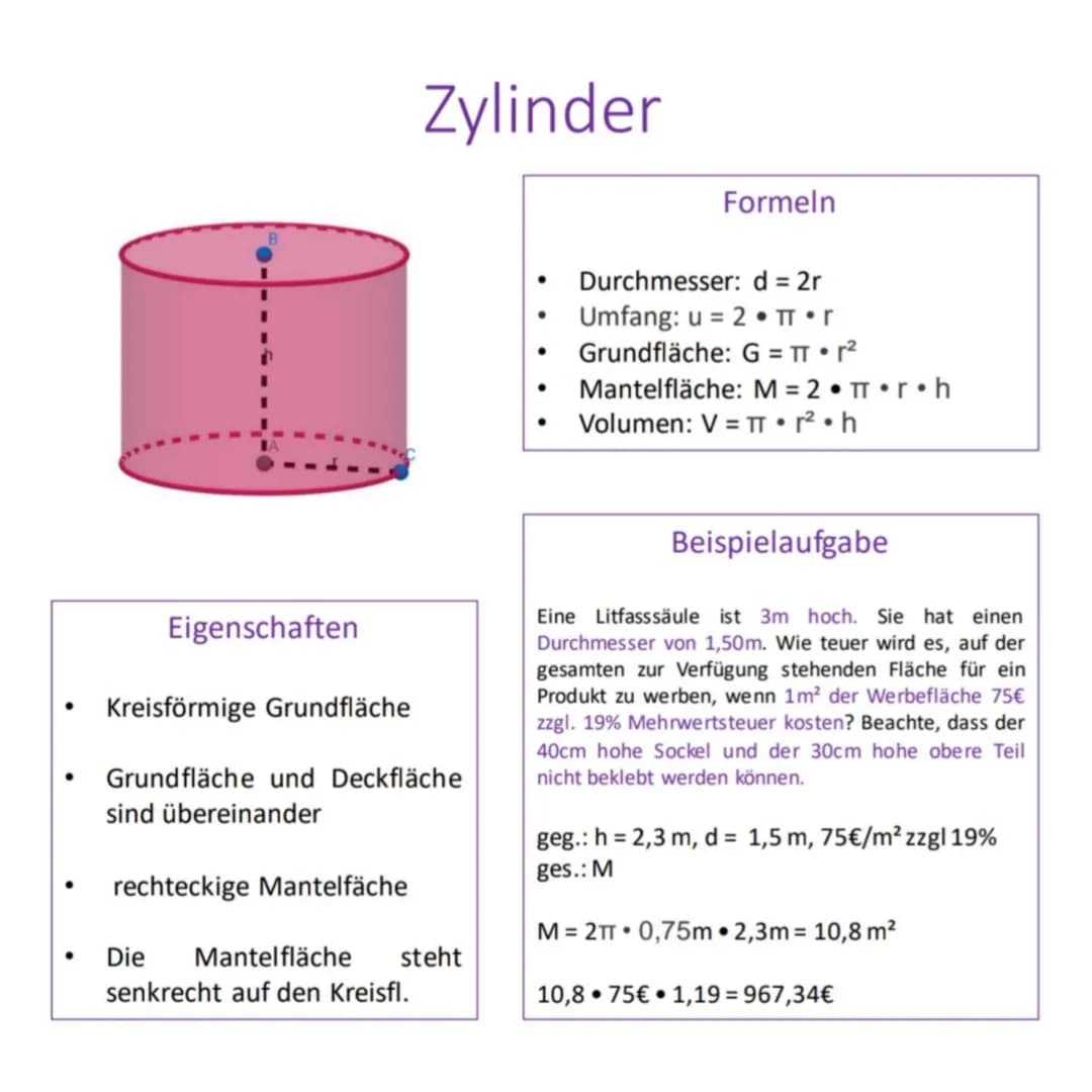 ●
●
Quadratische Pyramide
Formeln
Eigenschaften
Quadratische Grundfläche
Spitze über dem Schnittpunkt
der Diagonalen in der Grund-
fläche
Vi