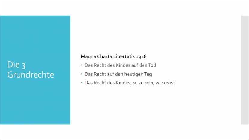 Janusz Korczak Inhaltsverzeich
nis
I.
Lebenslauf
II. Bild vom Kind
III.
IV. Methode
V.
VI.
Erziehungsziele
3 Grundrechte der Kinder
Vergleic