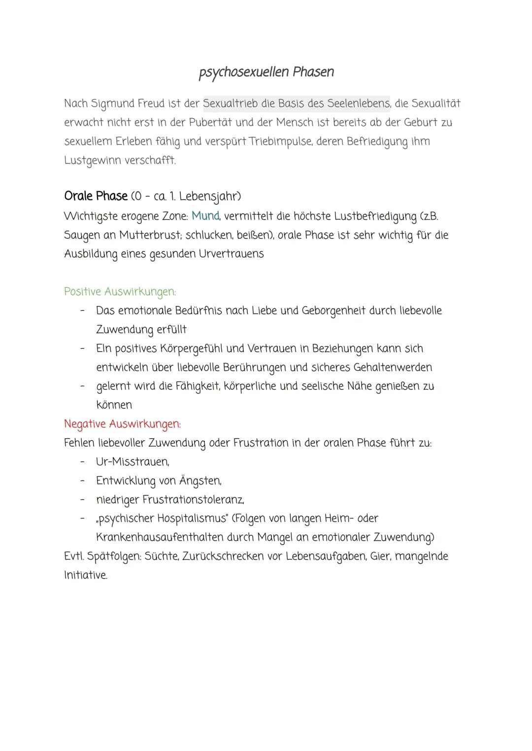 Psychoanalytische Entwicklungstheorie
psychoanalytischer Ansatz
Begründer der Psychoanalyse: Sigmund Freud (1856-1939), Nervenarzt und
Psych