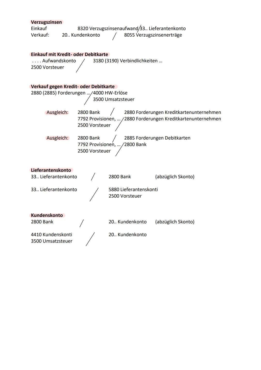 Kauf einer Anlage
06.. Anlagevermögen
2500 Vorsteuer
Kauf von PKW
0630 Pkw und Kombis
2500 Vorsteuer
O... Geringwertige...
2500 Vorsteuer
Ge