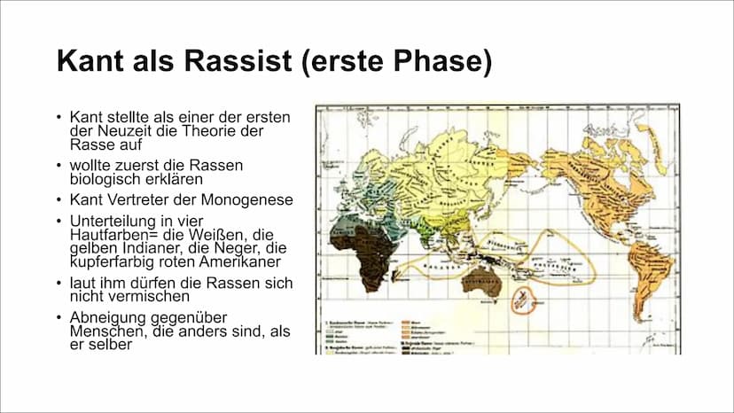 Inwiefern hat Kants
Rassenhierachie zur Festigung
des heutigen Rassismus
geführt?
16.
13.
15.
10.
12.
17. Inwiefern hat Kants Rassenhierachi