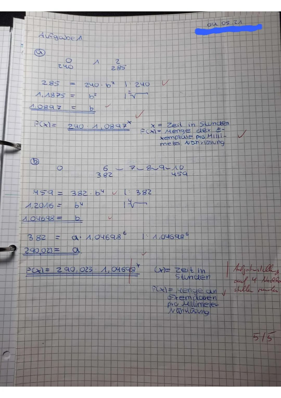 Mathematik
Name:
Punkte: 38/38
15
Note:
Q1 GK
Klausur 2
57.21
Rechenwege sauber aufschreiben und Endergebnisse unterstreichen.
Jedes Papier 