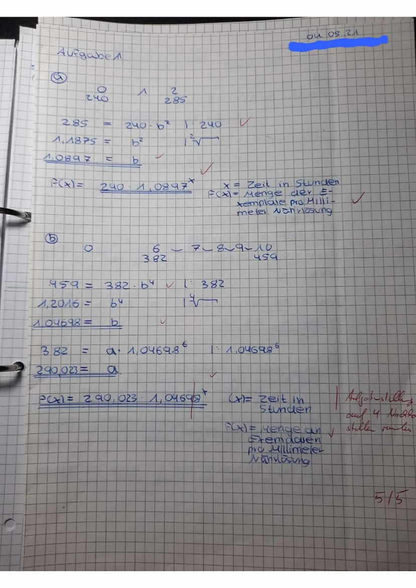 Mathematik
Name:
Punkte: 38/38
15
Note:
Q1 GK
Klausur 2
57.21
Rechenwege sauber aufschreiben und Endergebnisse unterstreichen.
Jedes Papier 