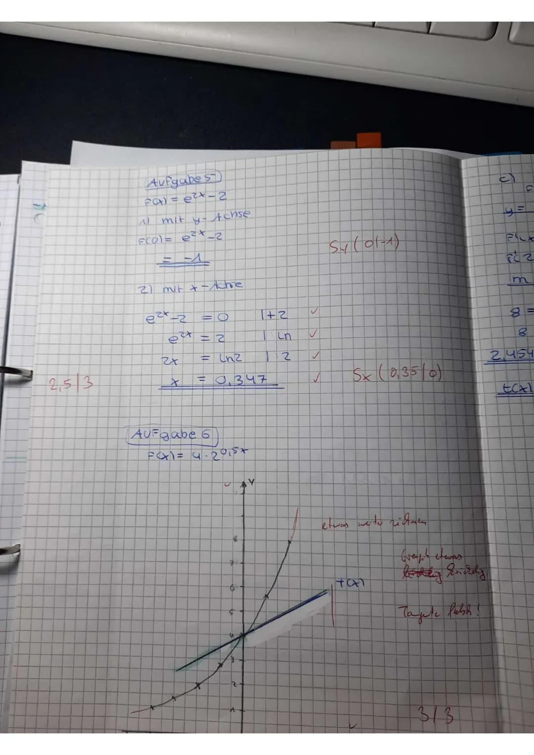 Mathematik
Name:
Punkte: 38/38
15
Note:
Q1 GK
Klausur 2
57.21
Rechenwege sauber aufschreiben und Endergebnisse unterstreichen.
Jedes Papier 