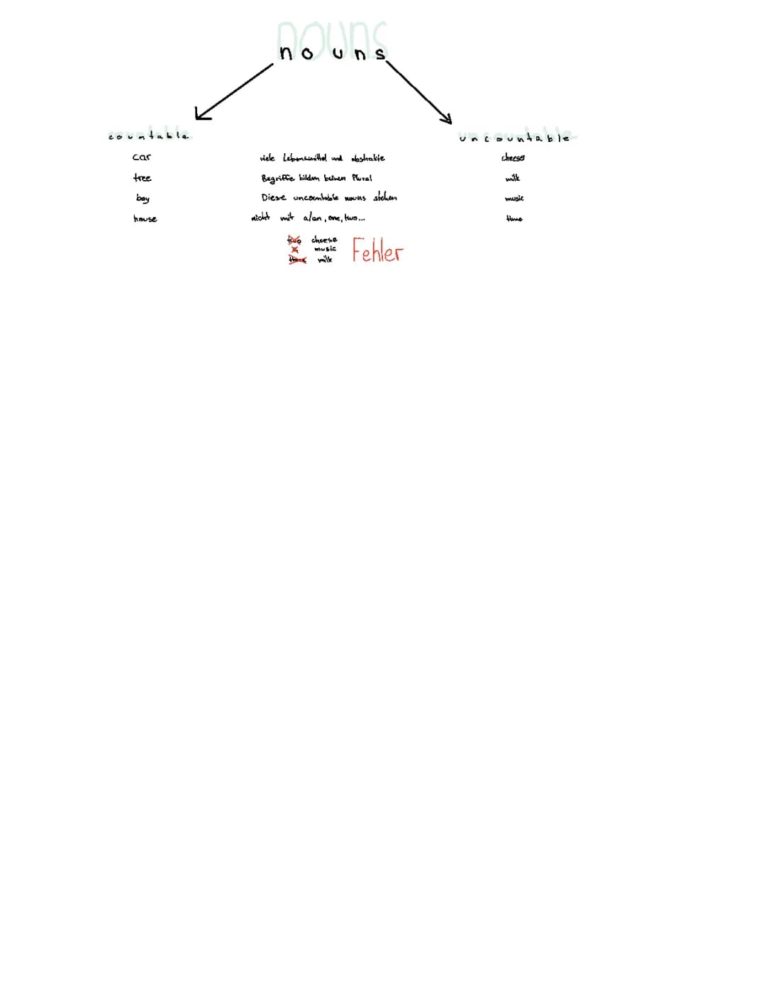 nouns & quantifier 