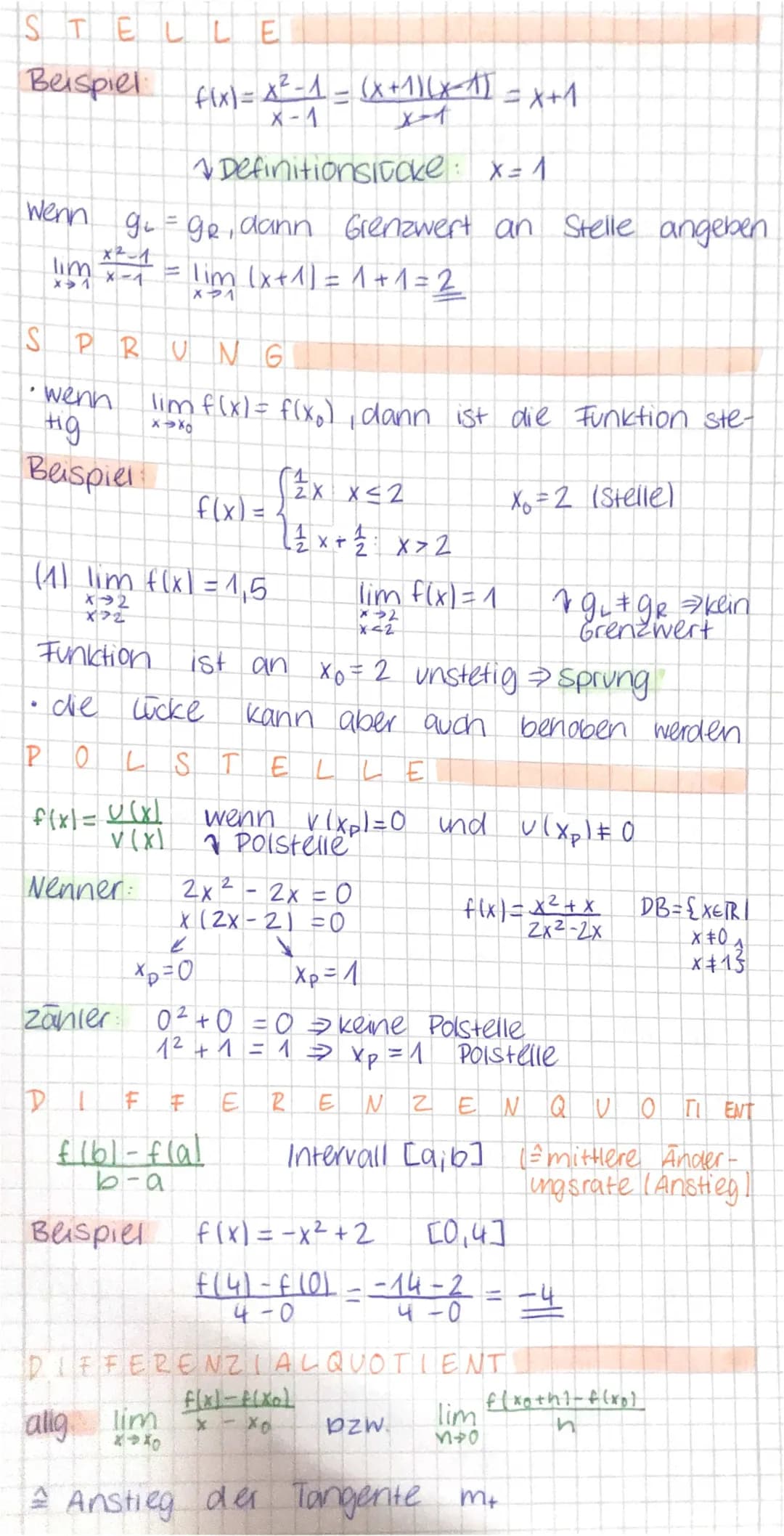 Funktions - Analysis (Teil 2)