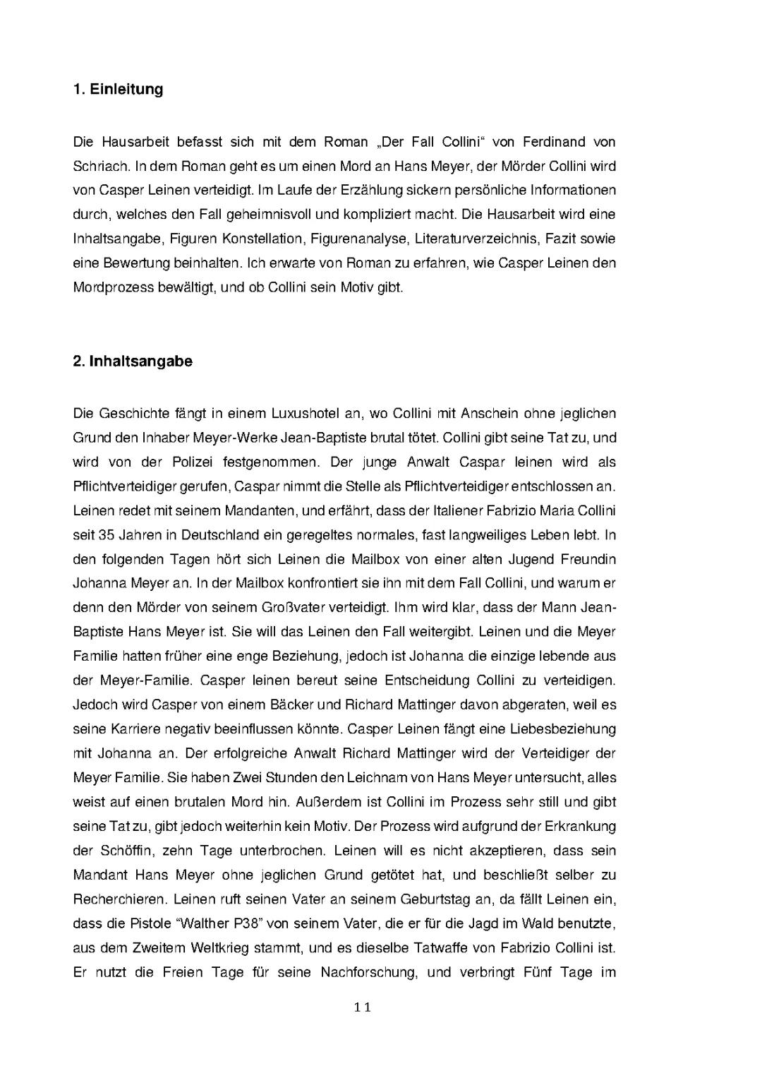 Der Fall Collini