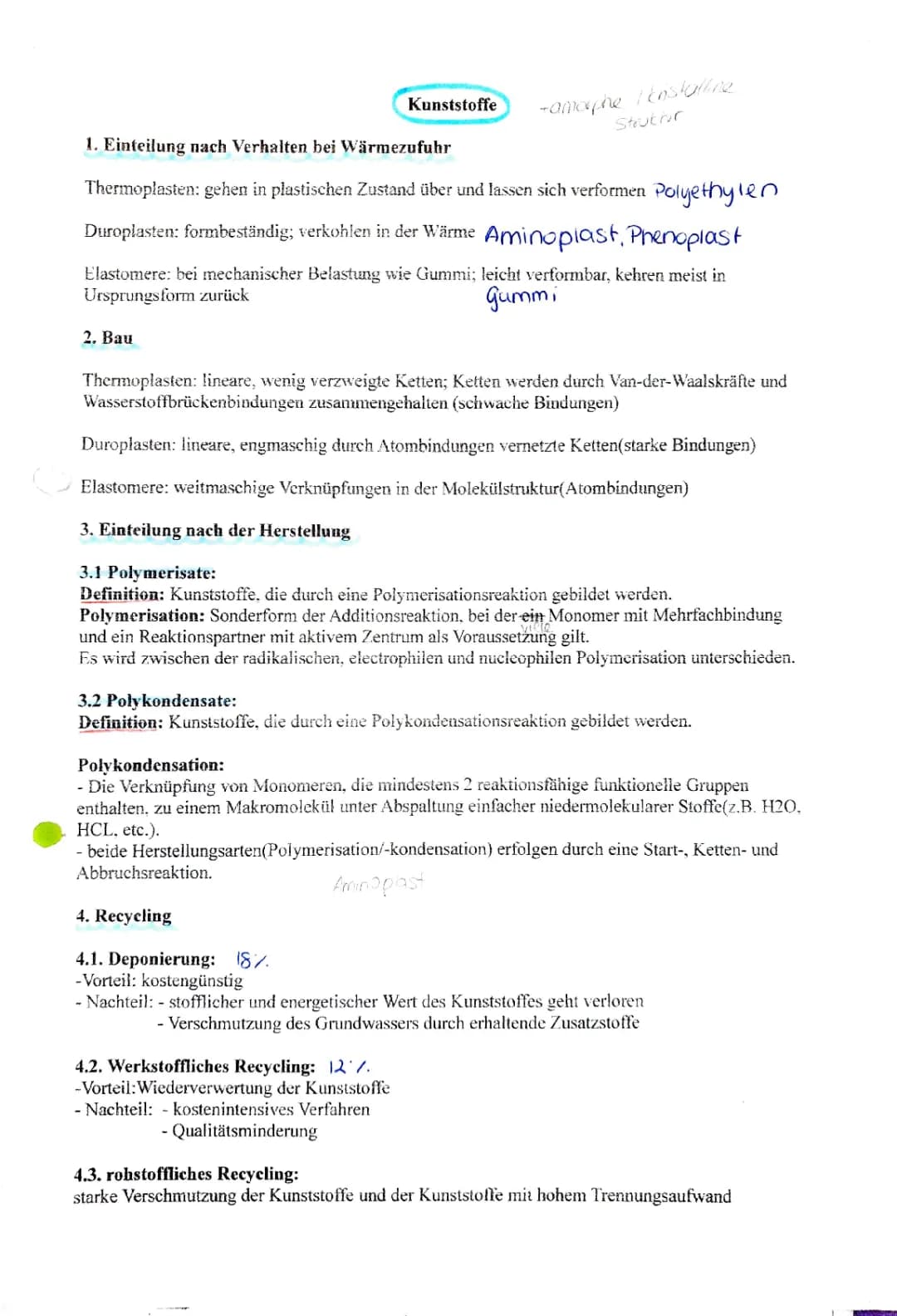 Kunststoffe 1