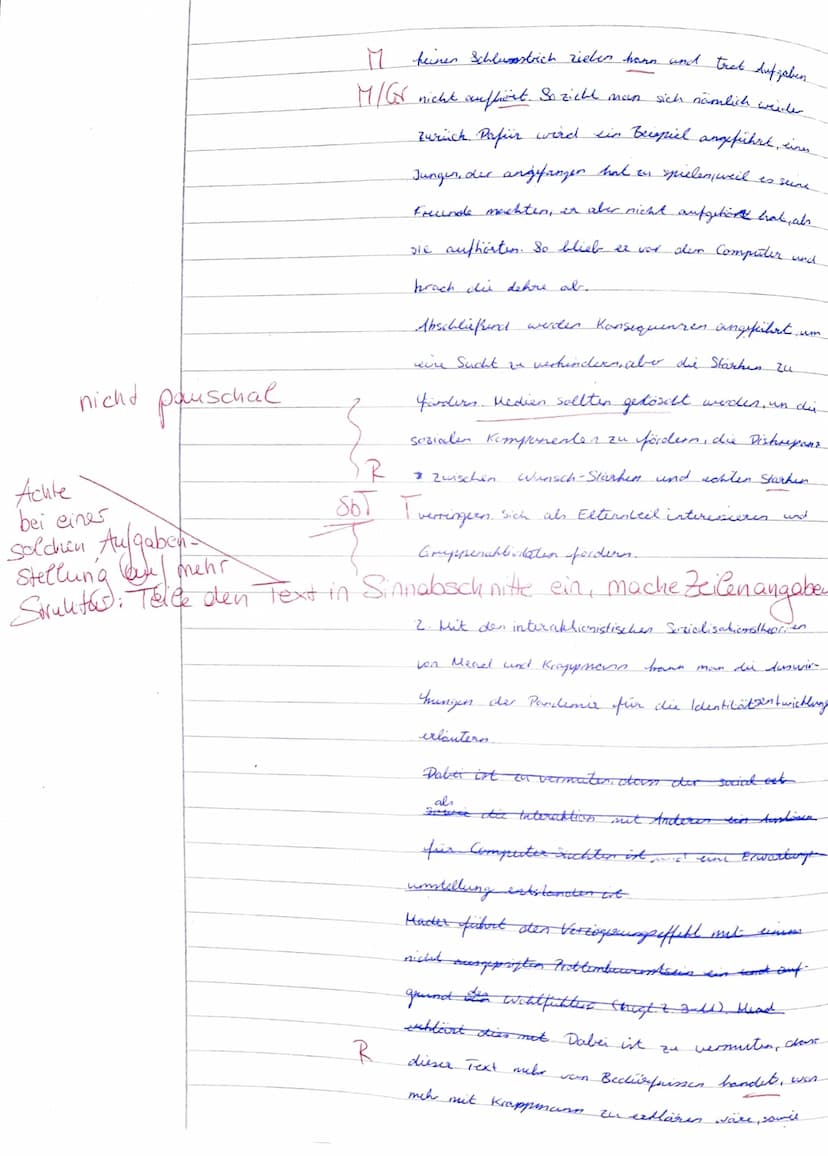 Name: an Li Stannies
Abgabe-Zeitpunkt: 12
Thema:
4. Klausur Q1
,,Bin ich oder werde ich gemacht?" - Eine pädagogische Sicht auf
interaktioni