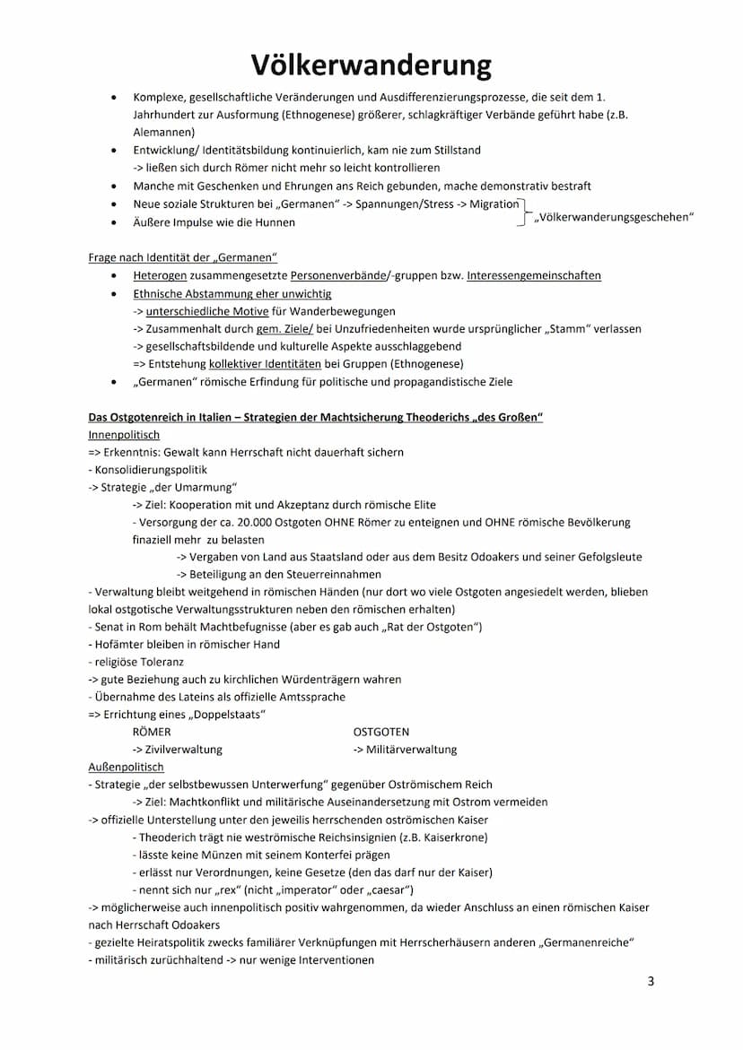 Schulbuchtext von 1975
Bedeutung der Völkerwanderung für die europäische Geschichte
●
Ende des weström. Reiches durch ,,germ." Wanderungsbew