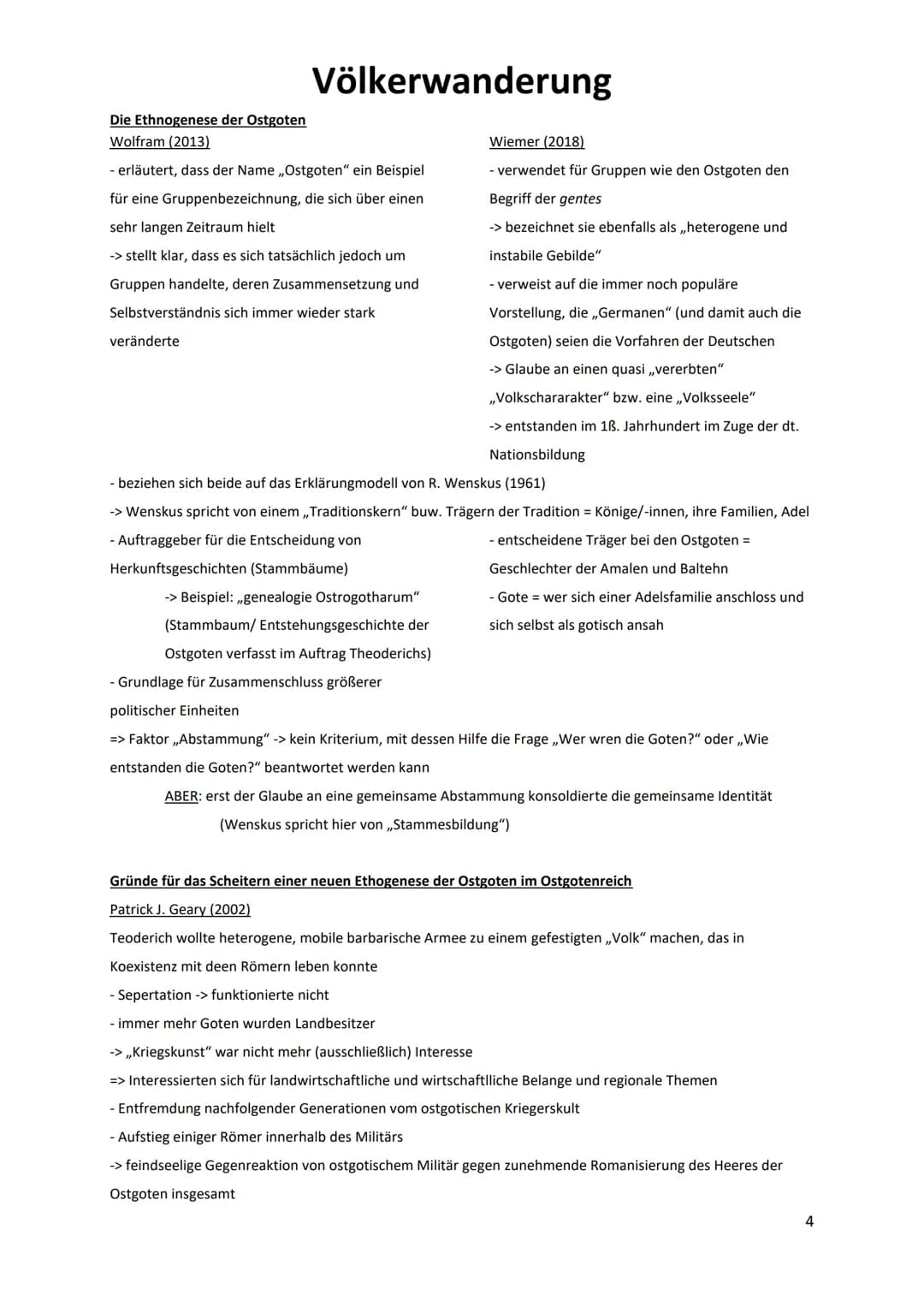 Schulbuchtext von 1975
Bedeutung der Völkerwanderung für die europäische Geschichte
●
Ende des weström. Reiches durch ,,germ." Wanderungsbew