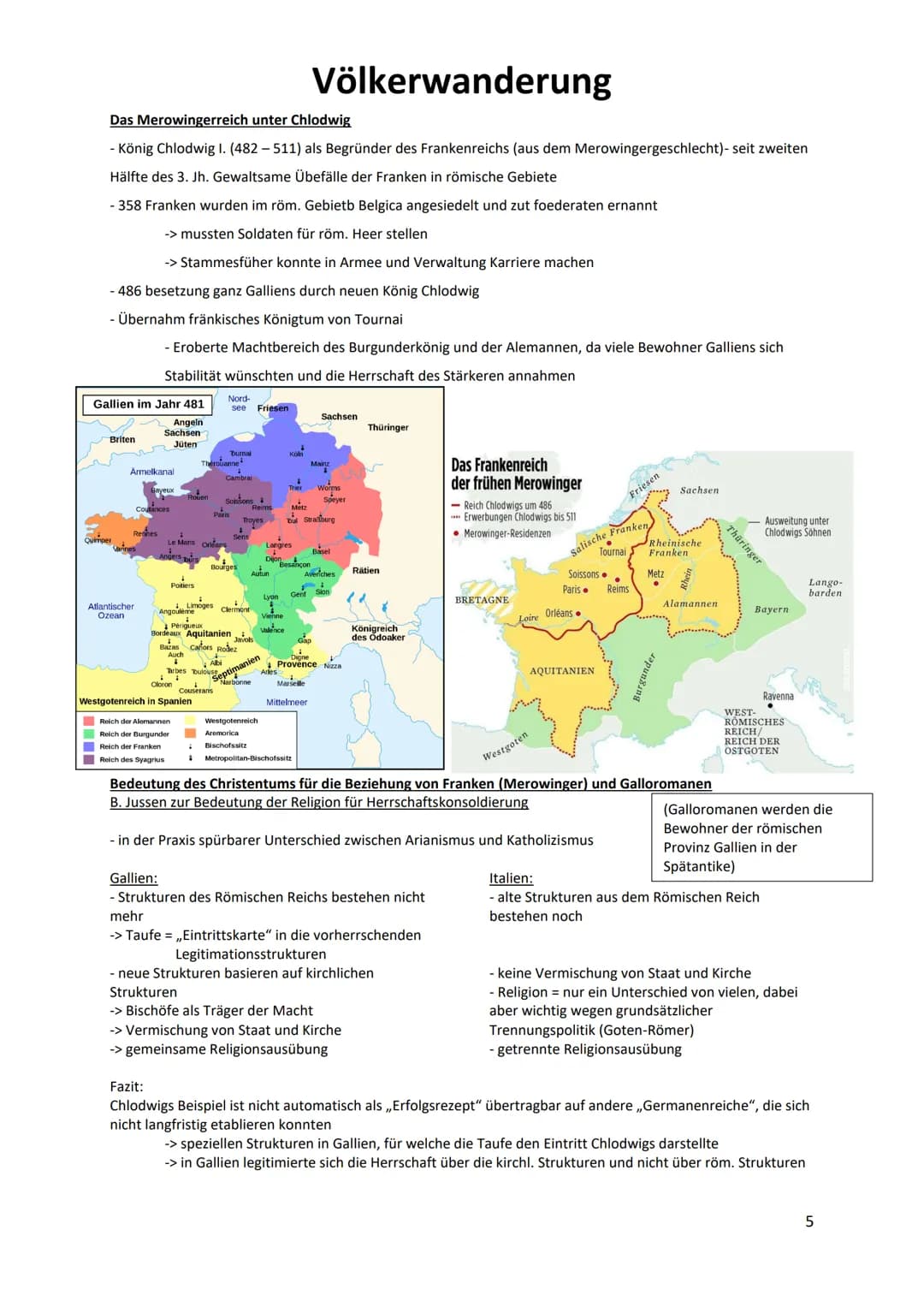 Schulbuchtext von 1975
Bedeutung der Völkerwanderung für die europäische Geschichte
●
Ende des weström. Reiches durch ,,germ." Wanderungsbew