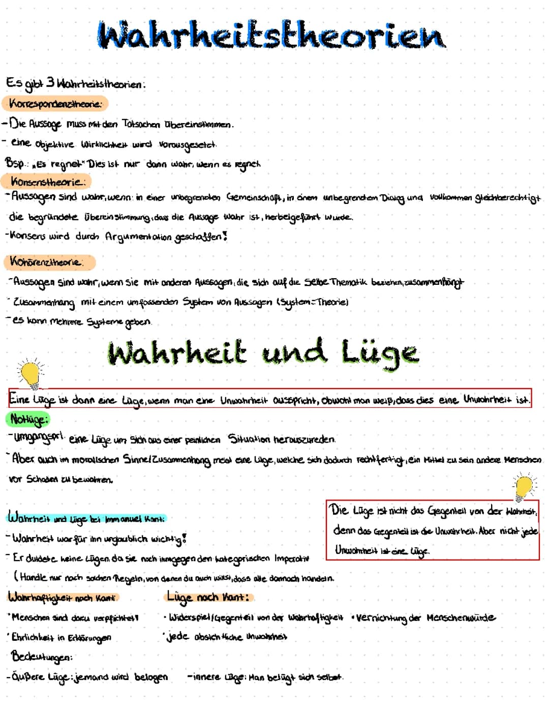 Wahrheitstheorien einfach erklärt: 4 Theorien und Beispiele