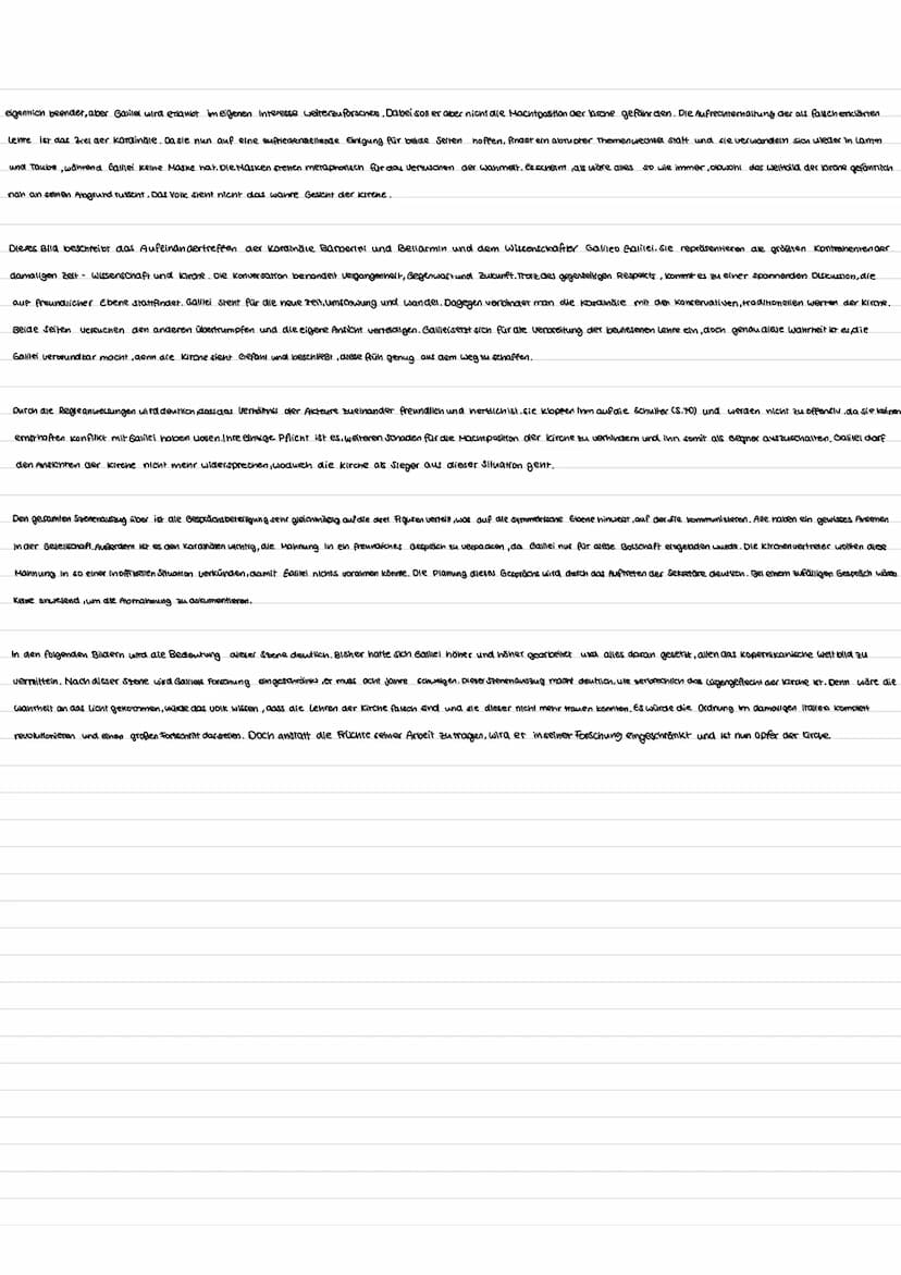 5.60-70
dramenanalyse
Die vorliegende Seene ist dem Bild 7 des epischen Dramas Leben des Galilets" von Bertolt Brecht aus dem Jahr 1839 entn
