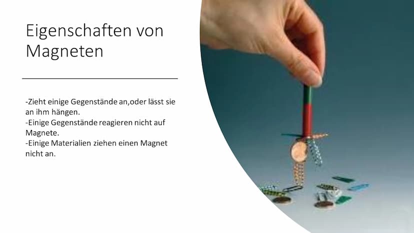 C
tuduntunkanto200
240
S
260
MS
SE
280
W
3
300
NW
320
Z
Magnetismus. Inhalt
1. Eigenschaften von Magneten
2.Pole eines Magneten
3.Die Entdec
