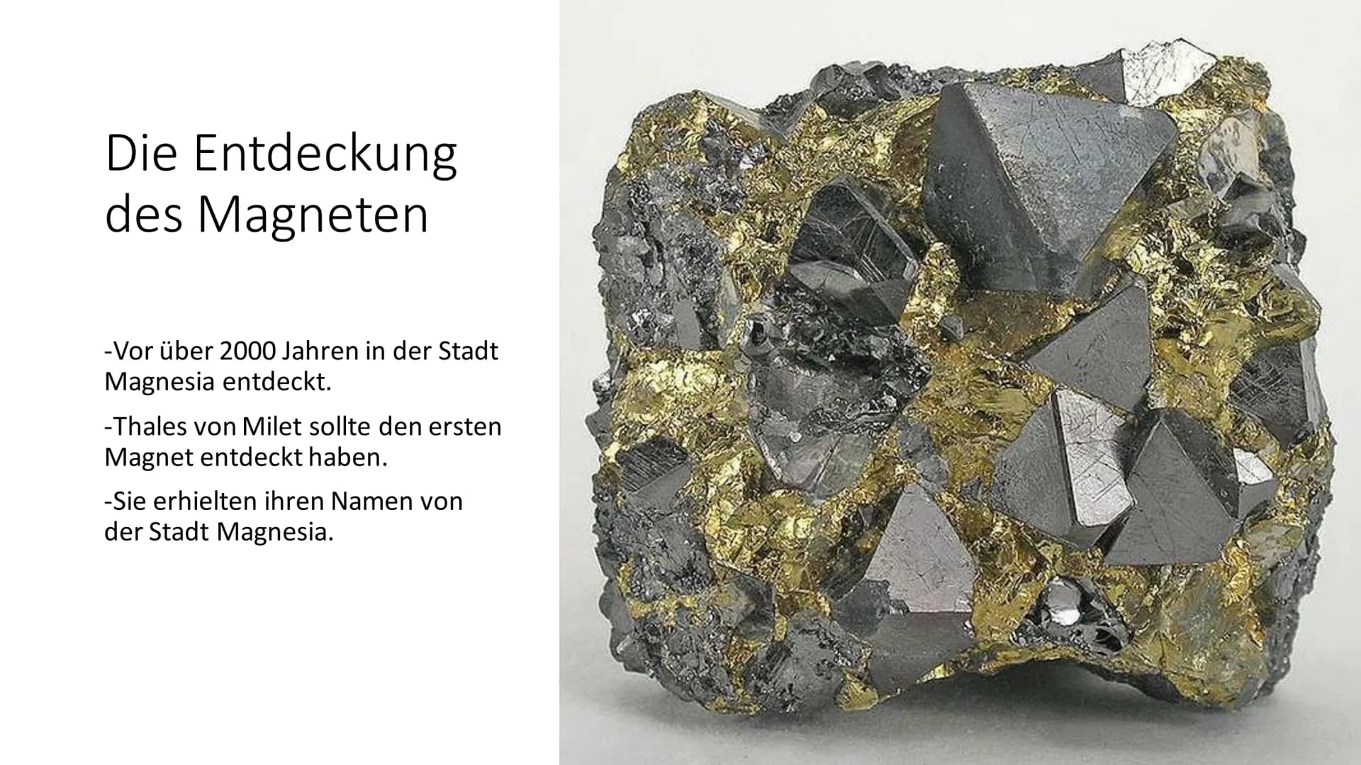 C
tuduntunkanto200
240
S
260
MS
SE
280
W
3
300
NW
320
Z
Magnetismus. Inhalt
1. Eigenschaften von Magneten
2.Pole eines Magneten
3.Die Entdec