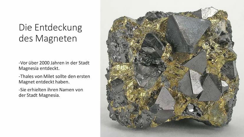 C
tuduntunkanto200
240
S
260
MS
SE
280
W
3
300
NW
320
Z
Magnetismus. Inhalt
1. Eigenschaften von Magneten
2.Pole eines Magneten
3.Die Entdec