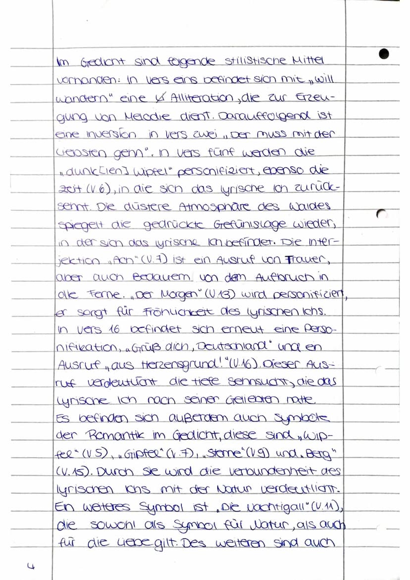 In dem Gedicht von Eichendorff geht es um Heimwen
und dem gedanklichen Weg nach Hause, sennt sich
Arbeitsblatt: 1 nach seiner Heimat, Lieben