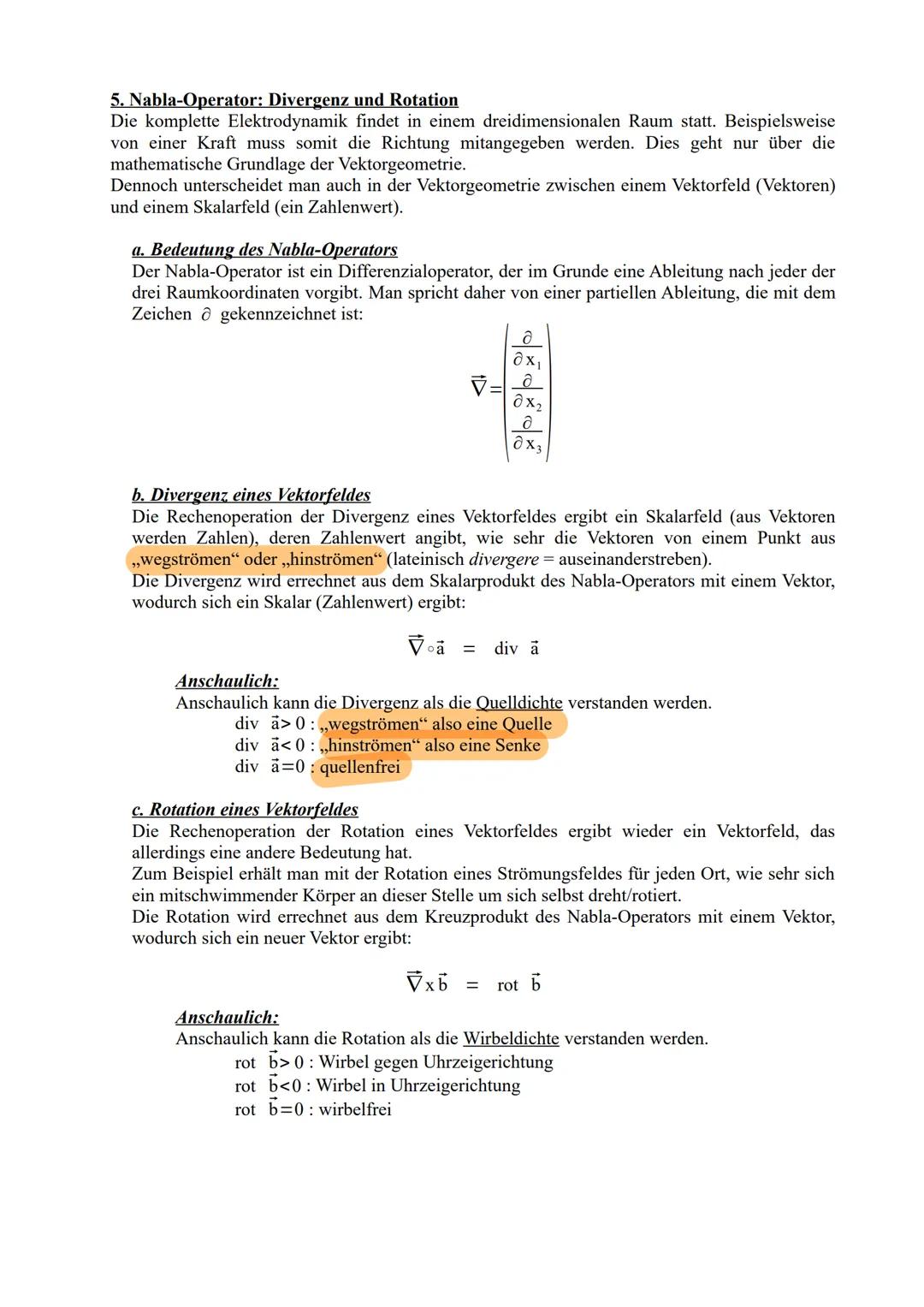 4. ELEKTROMAGNETISCHE FOLGEN.
4.A. Elektrische Feldstärke und el. potential
Gravitationsfeld
Elektrisches Feld (e-Feld)
→ Massen
Exishert um