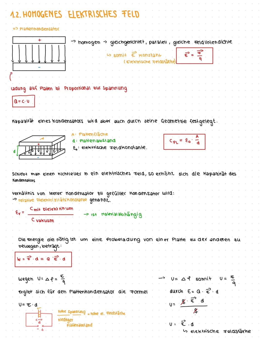 4. ELEKTROMAGNETISCHE FOLGEN.
4.A. Elektrische Feldstärke und el. potential
Gravitationsfeld
Elektrisches Feld (e-Feld)
→ Massen
Exishert um