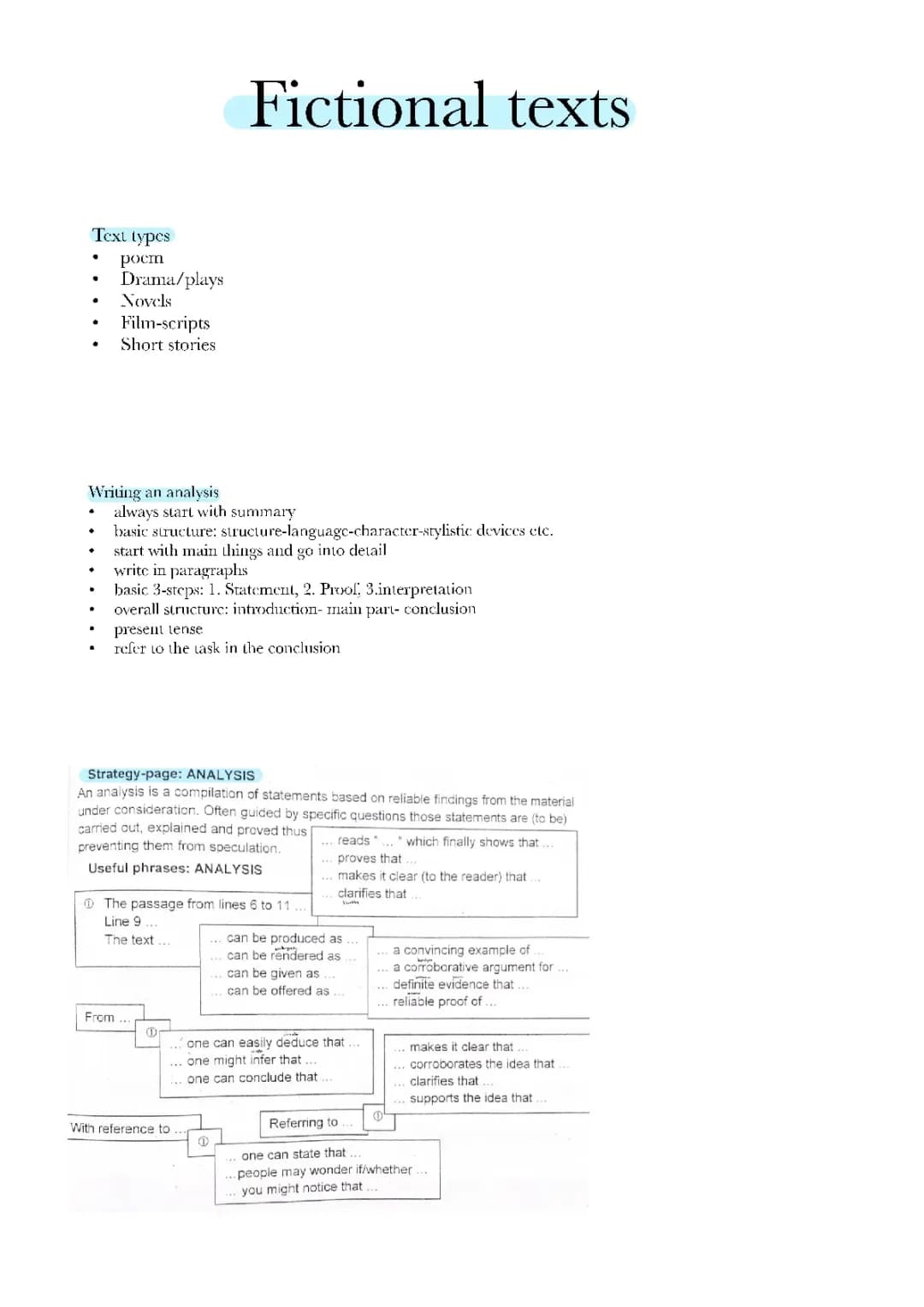 Easy Fictional and Non-Fictional Text Analysis for Kids