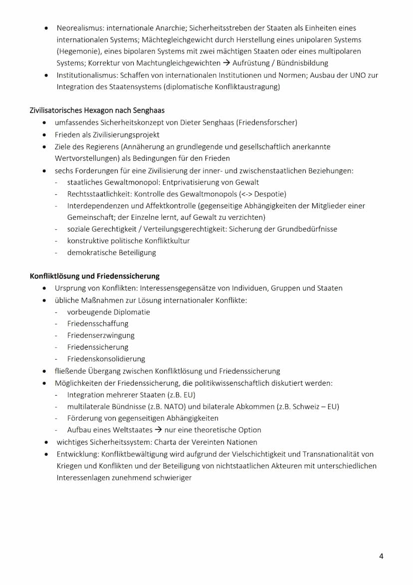 13.1. Friedenssicherung als nationale und internationale Herausforderung
Internationale Konflikte und Kriege
,,Alte" und ,,neue" Kriege
Defi