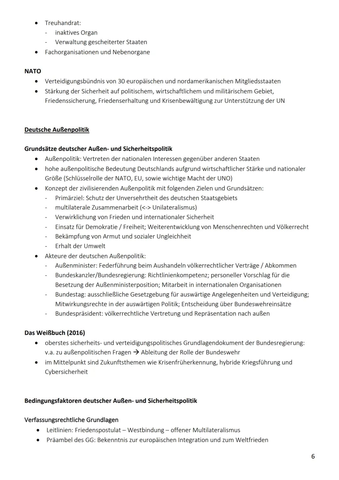 13.1. Friedenssicherung als nationale und internationale Herausforderung
Internationale Konflikte und Kriege
,,Alte" und ,,neue" Kriege
Defi