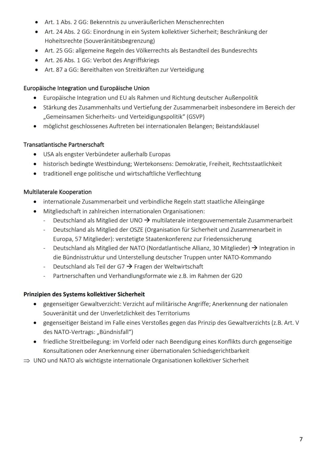 13.1. Friedenssicherung als nationale und internationale Herausforderung
Internationale Konflikte und Kriege
,,Alte" und ,,neue" Kriege
Defi