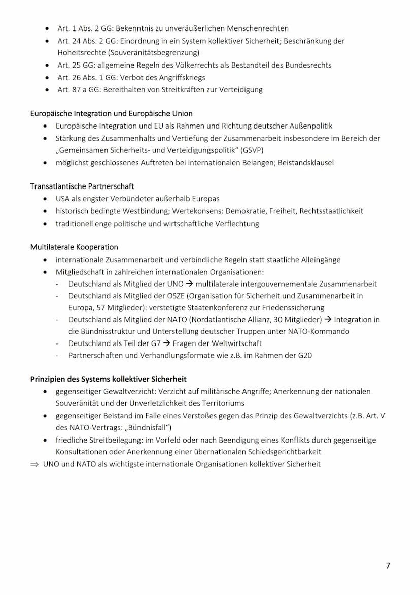 13.1. Friedenssicherung als nationale und internationale Herausforderung
Internationale Konflikte und Kriege
,,Alte" und ,,neue" Kriege
Defi