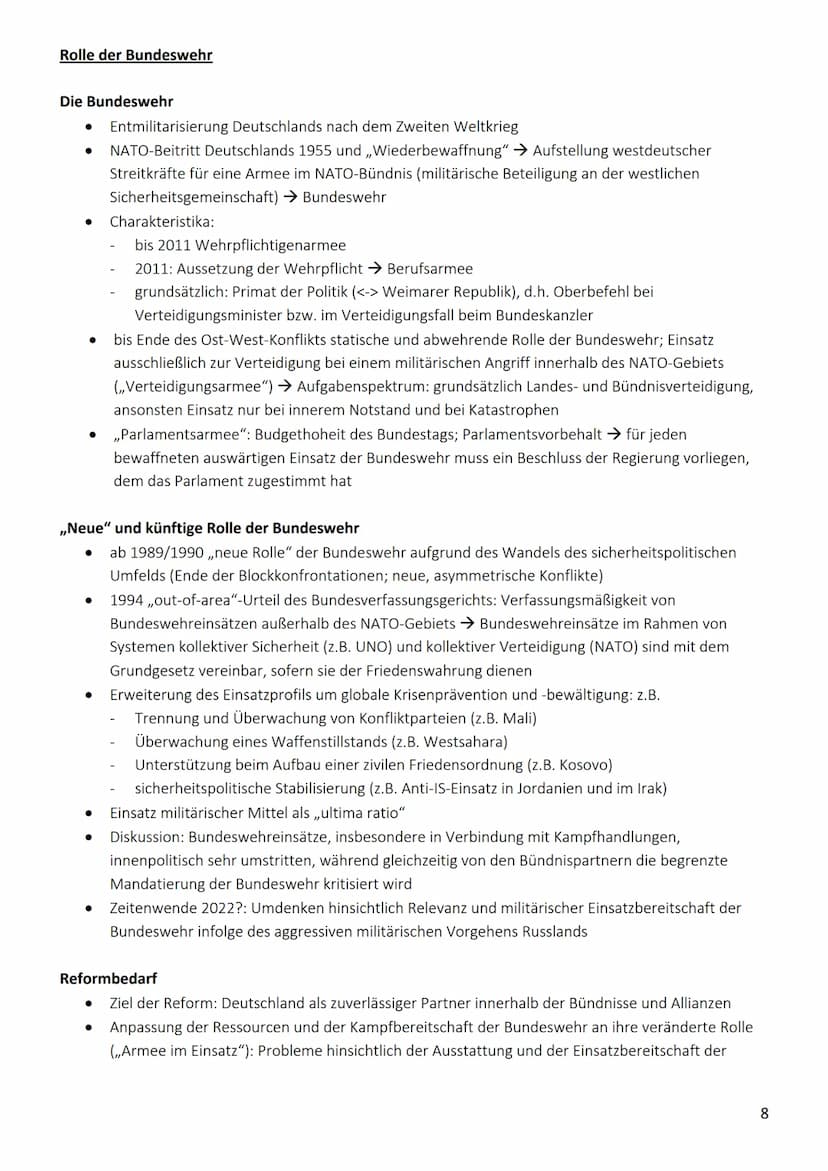 13.1. Friedenssicherung als nationale und internationale Herausforderung
Internationale Konflikte und Kriege
,,Alte" und ,,neue" Kriege
Defi