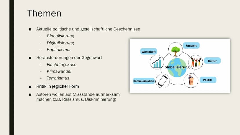 GEGENWARTSLITERATUR
von Neele Malzer Inhaltsverzeichnis
■
■
Definition
Merkmale
Wichtige Ereignisse
Welt- und Menschenbild
Themen
Typische S
