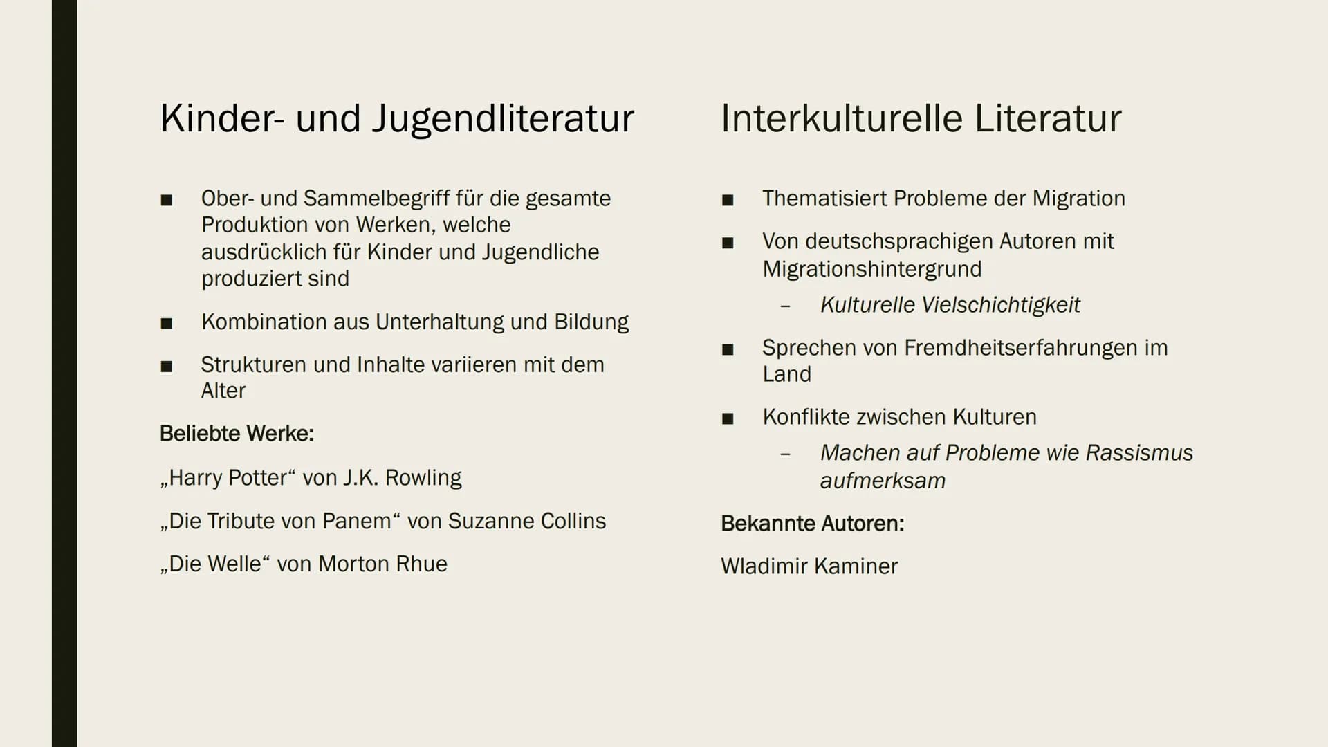 GEGENWARTSLITERATUR
von Neele Malzer Inhaltsverzeichnis
■
■
Definition
Merkmale
Wichtige Ereignisse
Welt- und Menschenbild
Themen
Typische S