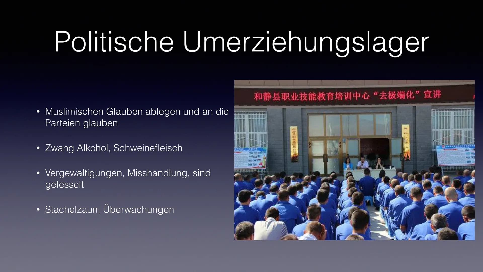 Uiguren
Muslimische Minderheit in China
Wissam Azdoud 15.01.2020
© France 24 ●
Einzigartiges Volk in China (Turkstammende Volksgruppe)
●
• S