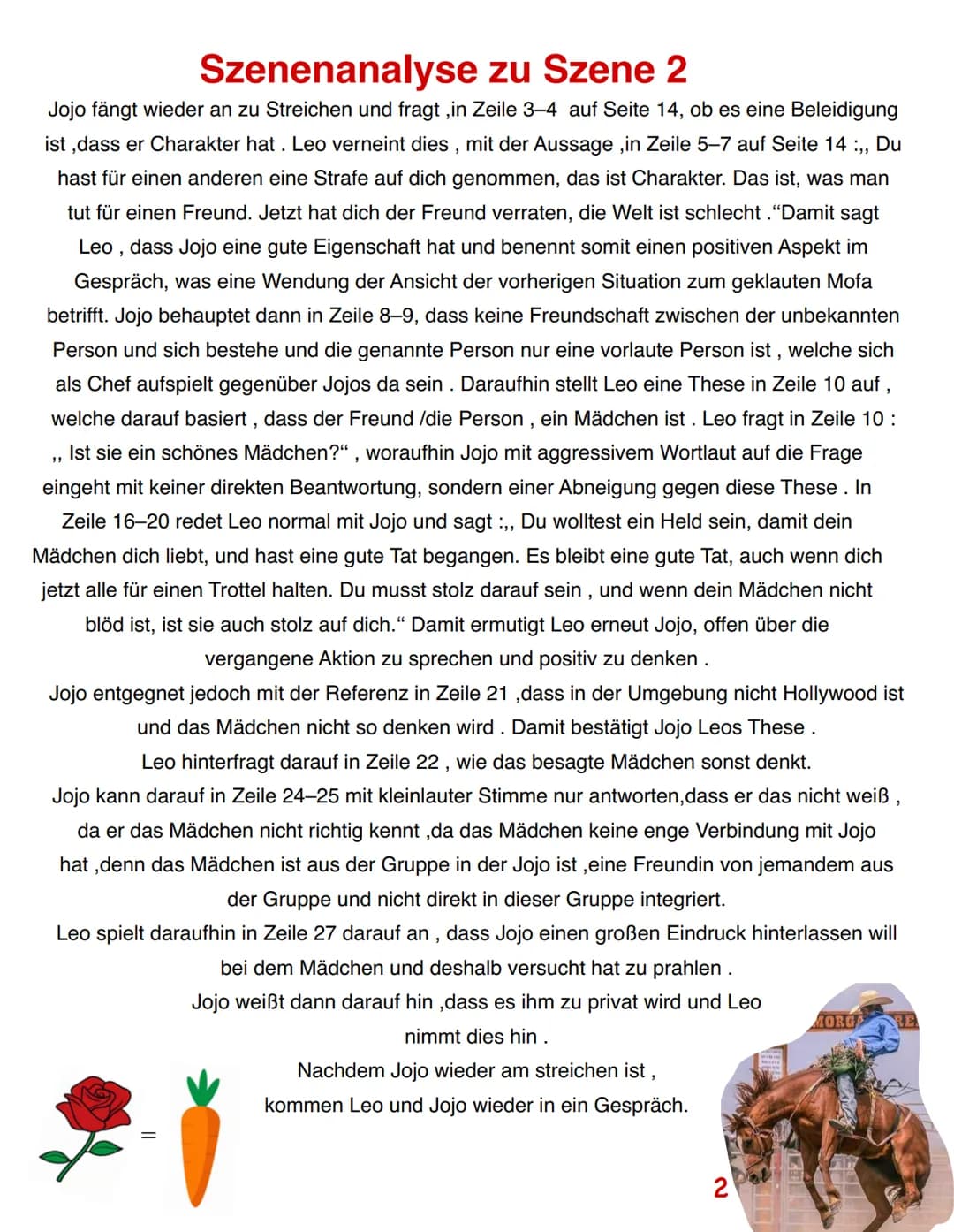 DAS HERZ EINES BOXERS -LUTZ HÜBNER
Portfolio Fach :Deutsch
Von J. A. Hahne Szenenanalyse zu Szene 2
In der zweiten Szene aus dem Buch „, Das