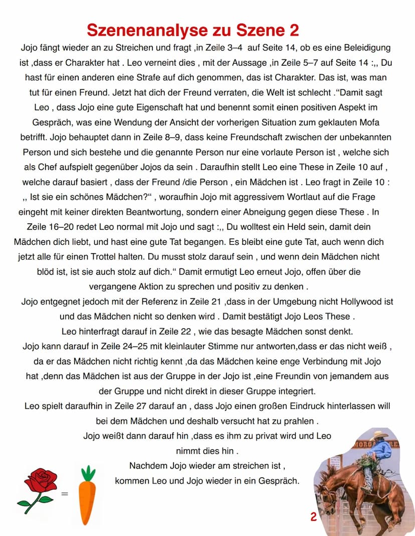 DAS HERZ EINES BOXERS -LUTZ HÜBNER
Portfolio Fach :Deutsch
Von J. A. Hahne Szenenanalyse zu Szene 2
In der zweiten Szene aus dem Buch „, Das