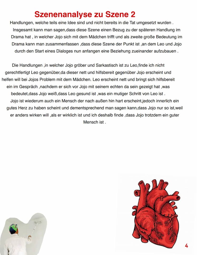 DAS HERZ EINES BOXERS -LUTZ HÜBNER
Portfolio Fach :Deutsch
Von J. A. Hahne Szenenanalyse zu Szene 2
In der zweiten Szene aus dem Buch „, Das
