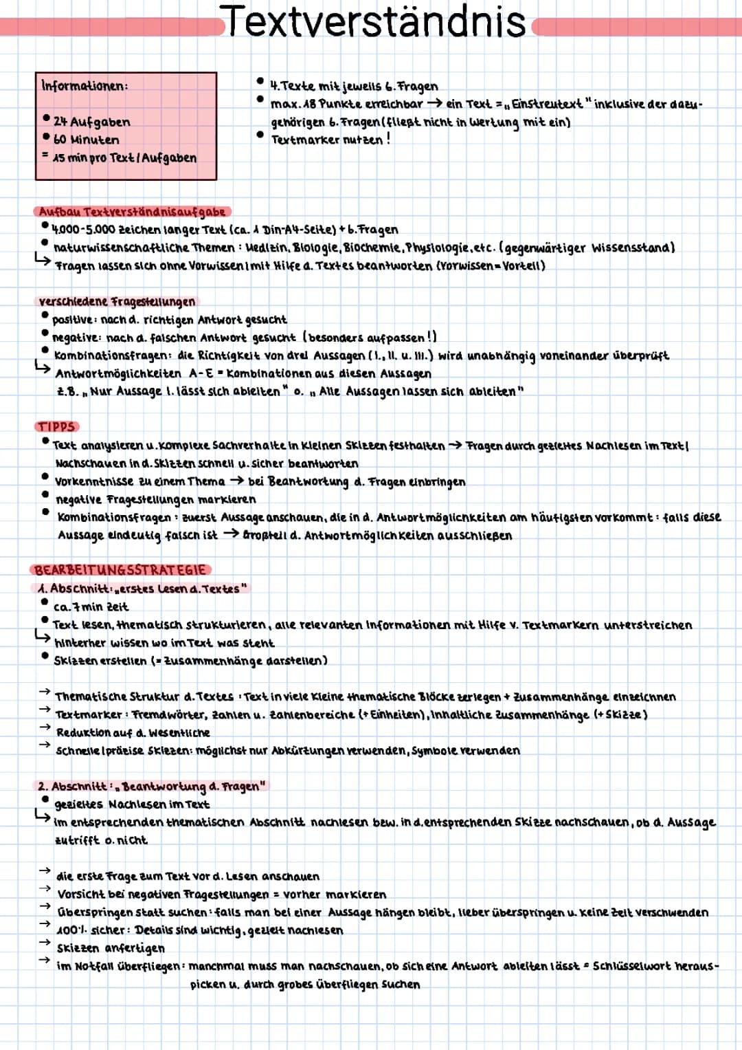 TMS Textverständnis