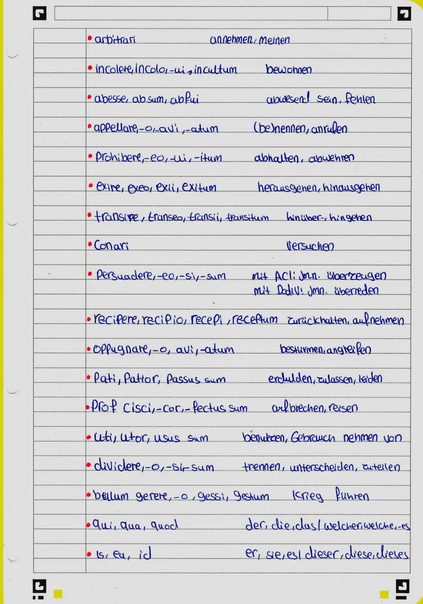 D
• noster,-tra, -trum
• totus, -a, -um
●
•ullus, -a, -um
●
•Nullus, -a, -um
•alius, -a, -ud
Vokabeln
Caesar
• Multi-ae, -a
●
• Miles, milit