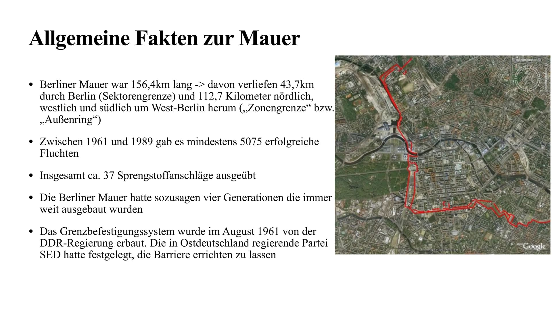 Der Mauerbau 1961
Julia Jost und Melina Berg
UZEL Inhaltsangabe
Allgemeine Fakten zur Mauer
•
Aufbau der Mauer
• Gründe für den Bau der Berl
