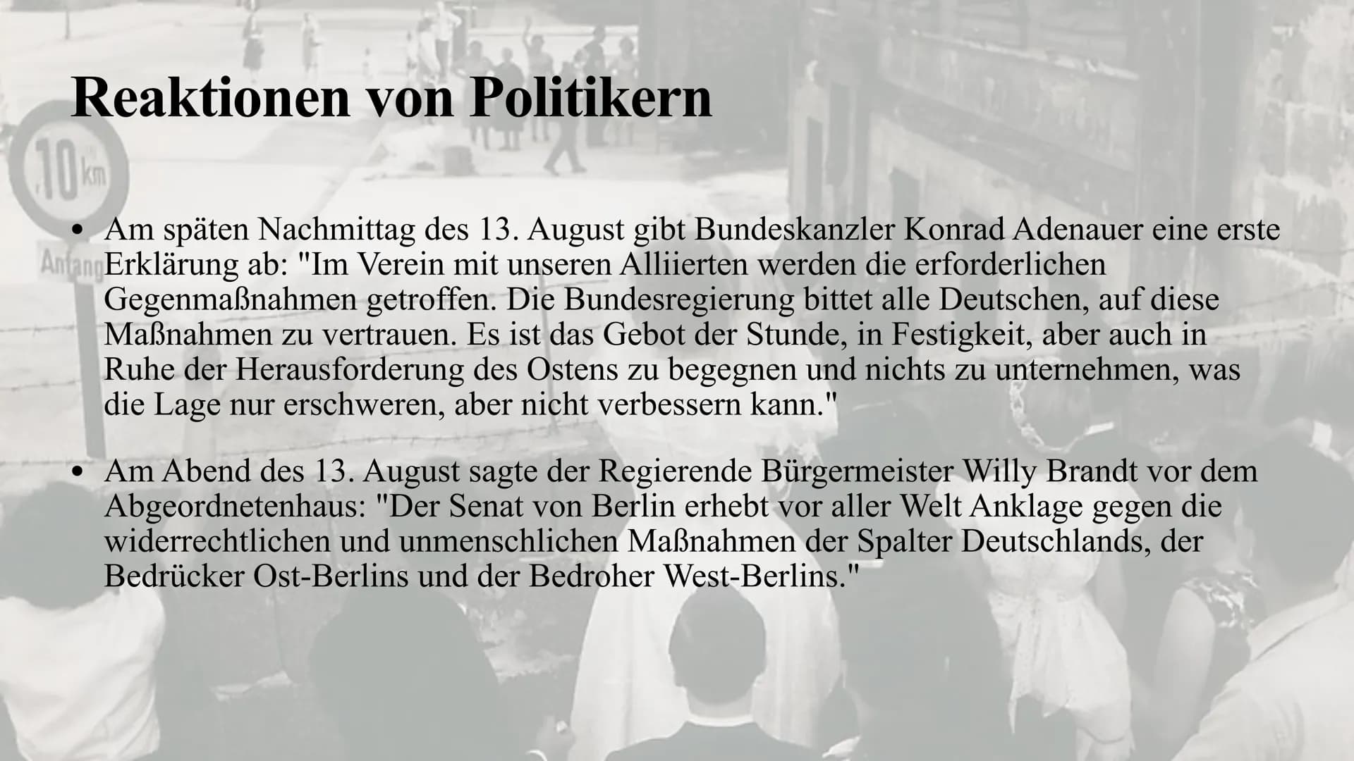 Der Mauerbau 1961
Julia Jost und Melina Berg
UZEL Inhaltsangabe
Allgemeine Fakten zur Mauer
•
Aufbau der Mauer
• Gründe für den Bau der Berl